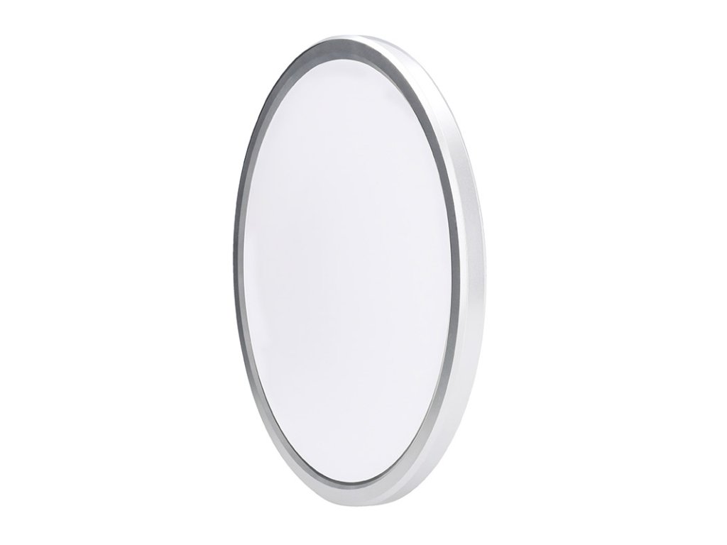 Solight LED osvetlenie Acate s ochranou proti vlhkosti, IP54, 18W, 1620lm, 3CCT, 22cm, strieborná