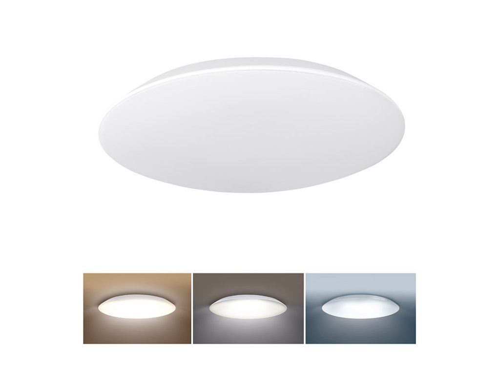 Solight LED osvetlenie Adrano s ochranou proti vlhkosti, IP54, 12W, 1020lm, 3CCT, 23cm