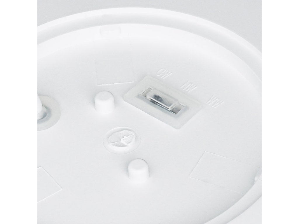 Solight LED osvetlenie Adrano s ochranou proti vlhkosti, IP54, 12W, 1020lm, 3CCT, 23cm
