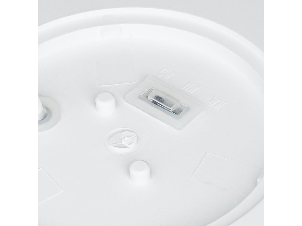 Solight LED osvetlenie Adrano s ochranou proti vlhkosti, IP54, 28W, 2380lm, 3CCT, 23cm