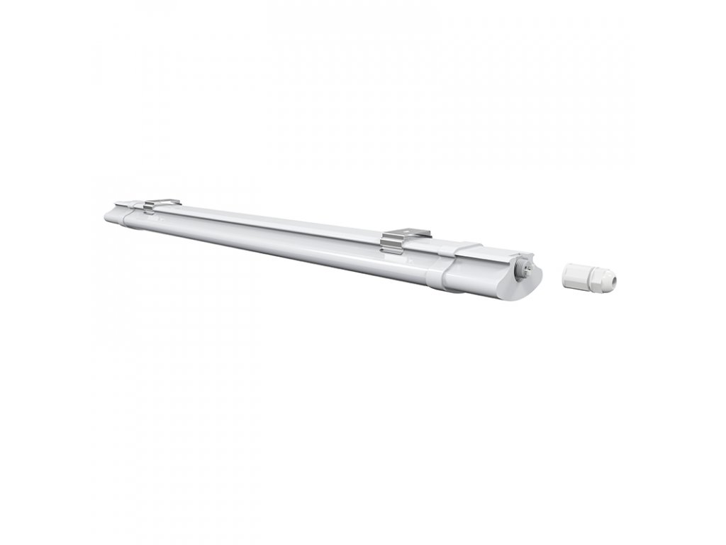 Solight LED osvetlenie prachotesné, IP65, 45W, 4500lm, 4000K, 150cm