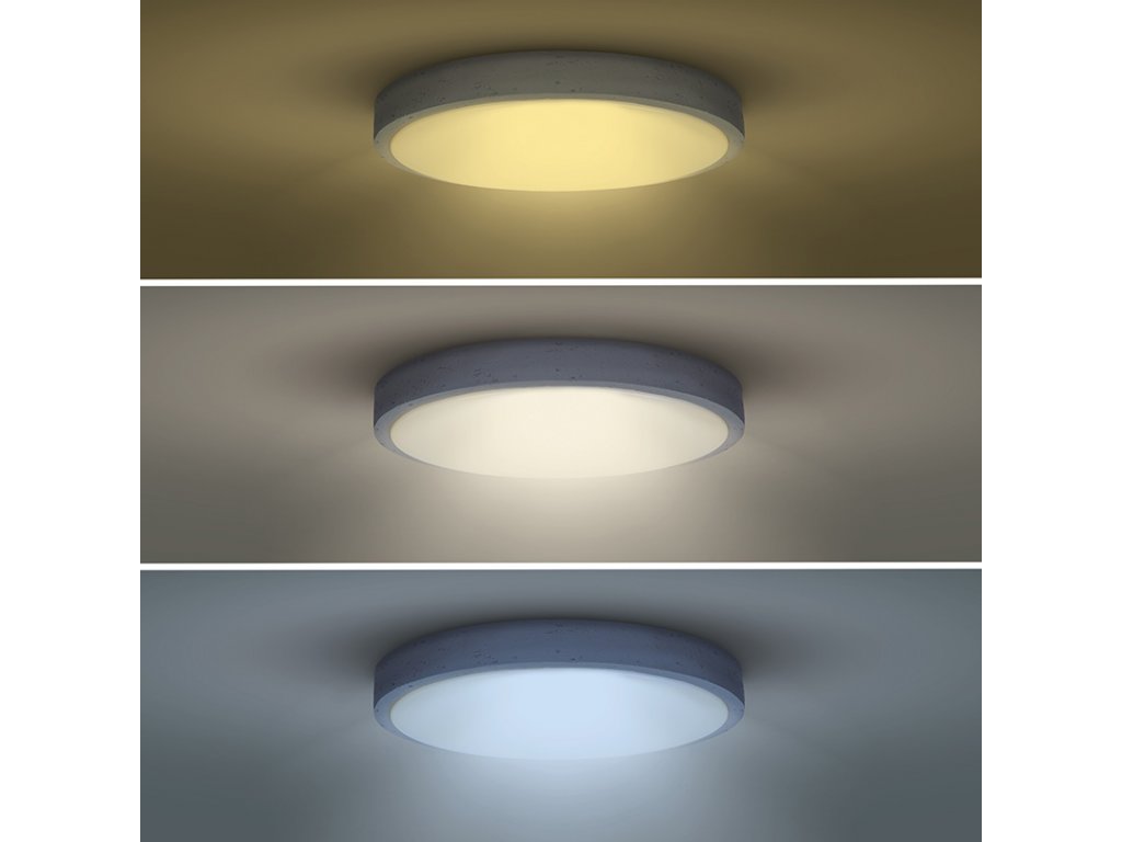 Solight LED osvetlenie s diaľkovým ovládačom Grey, 60W, 4200lm, 49cm, zmena chromatickosti, stmievateľné