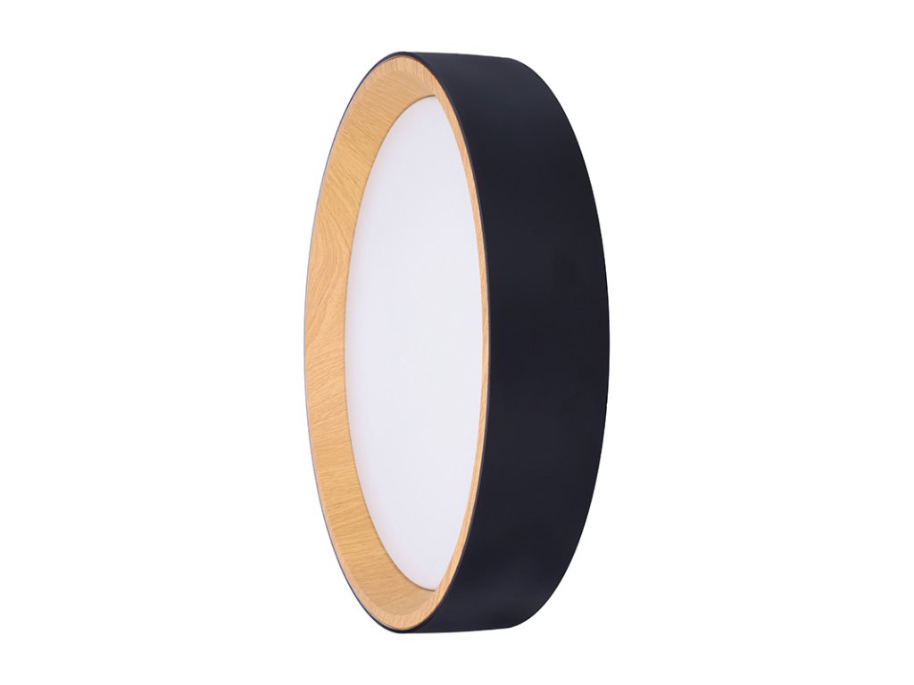 Solight LED osvetlenie s diaľkovým ovládačom Larios Black, 48W, 3360lm, 39cm, zmena chromatickosti, stmievateľná