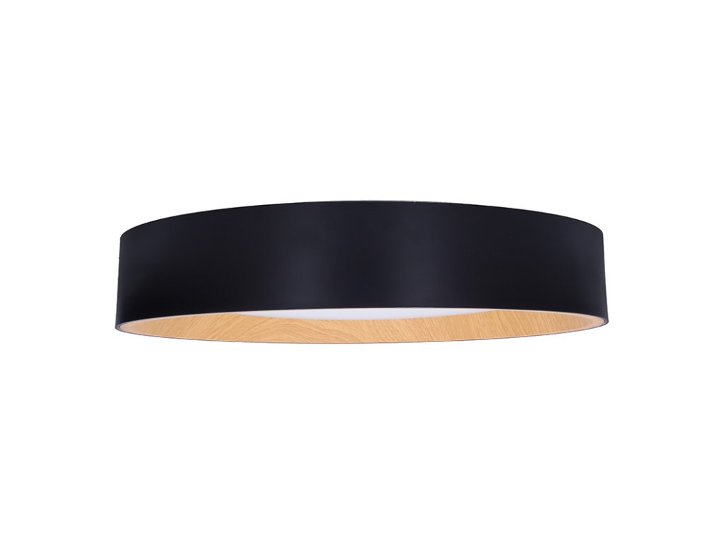 Solight LED osvetlenie s diaľkovým ovládačom Larios Black, 48W, 3360lm, 39cm, zmena chromatickosti, stmievateľná