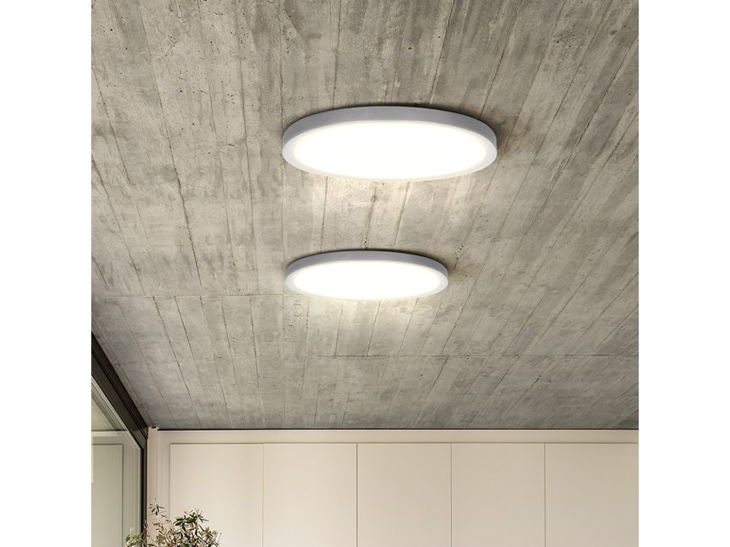 Solight LED osvetlenie s diaľkovým ovládačom Estela White, 36W, 2700lm, 30cm, zmena chromatickosti, stmievateľná