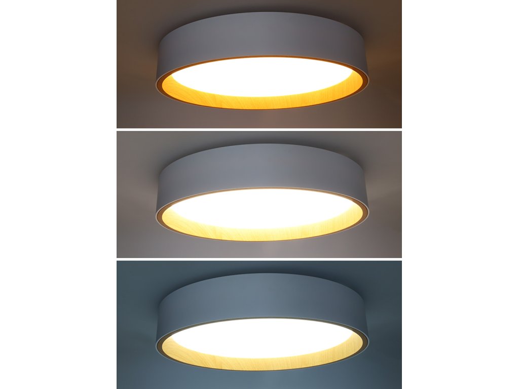 Solight LED osvetlenie s diaľkovým ovládačom Larios White, 48W, 3360lm, 39cm, zmena chromatickosti, stmievateľná