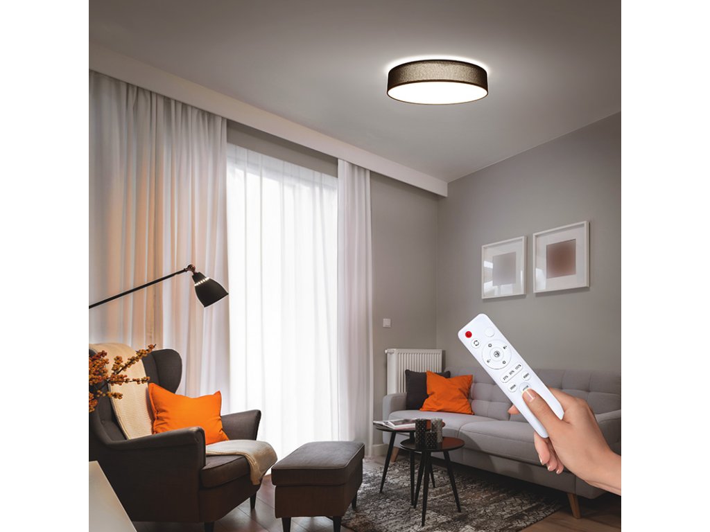 Solight LED osvetlenie s diaľkovým ovládaním Penley, 48W, 3360lm, 40cm, zmena chromatickosti, stmievateľná