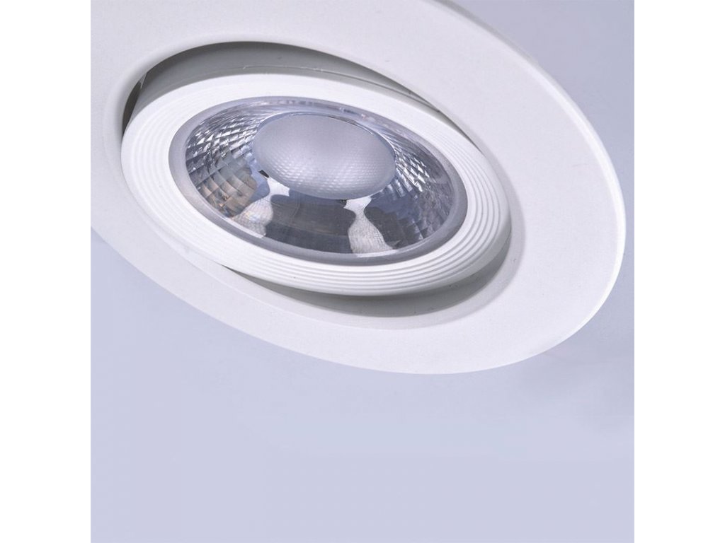 Solight LED podhľadové svietidlo bodové, 5W, 400lm, 3000K, okrúhle,  biele