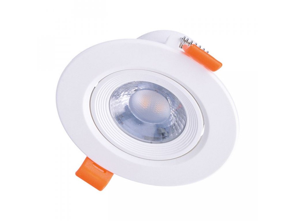 Solight LED podhľadové svietidlo bodové, 9W, 720lm, 3000K, okrúhle, biele