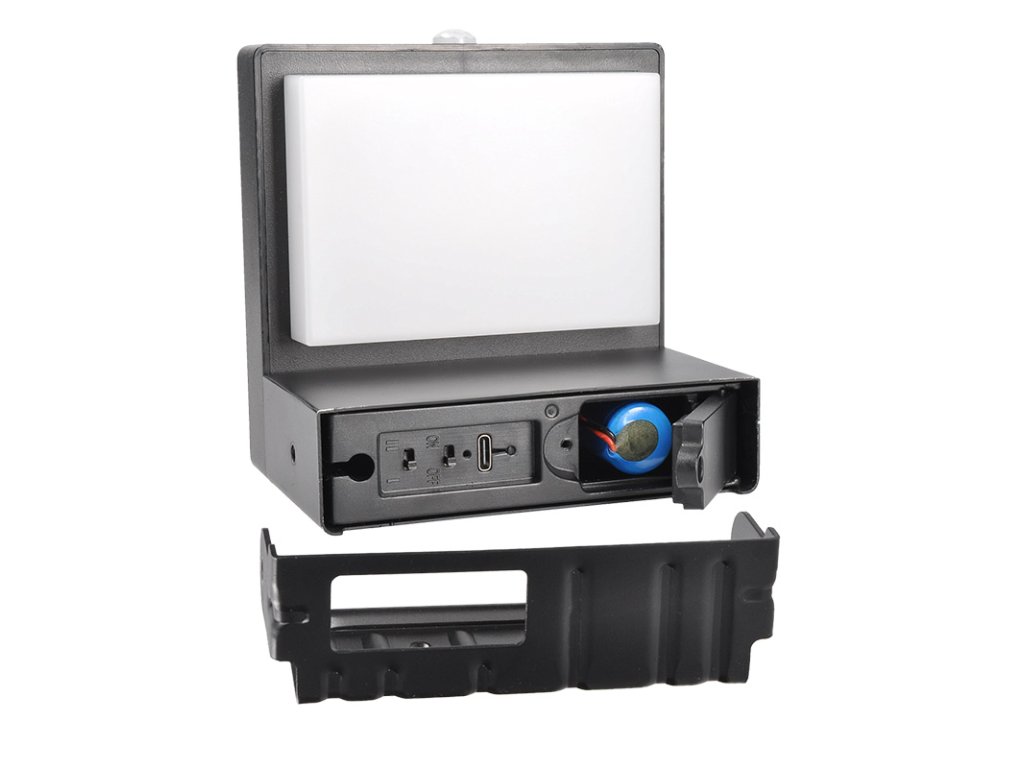 Solight LED solárne nástenné osvetlenie Palermo, 5W, 400lm, 3000K