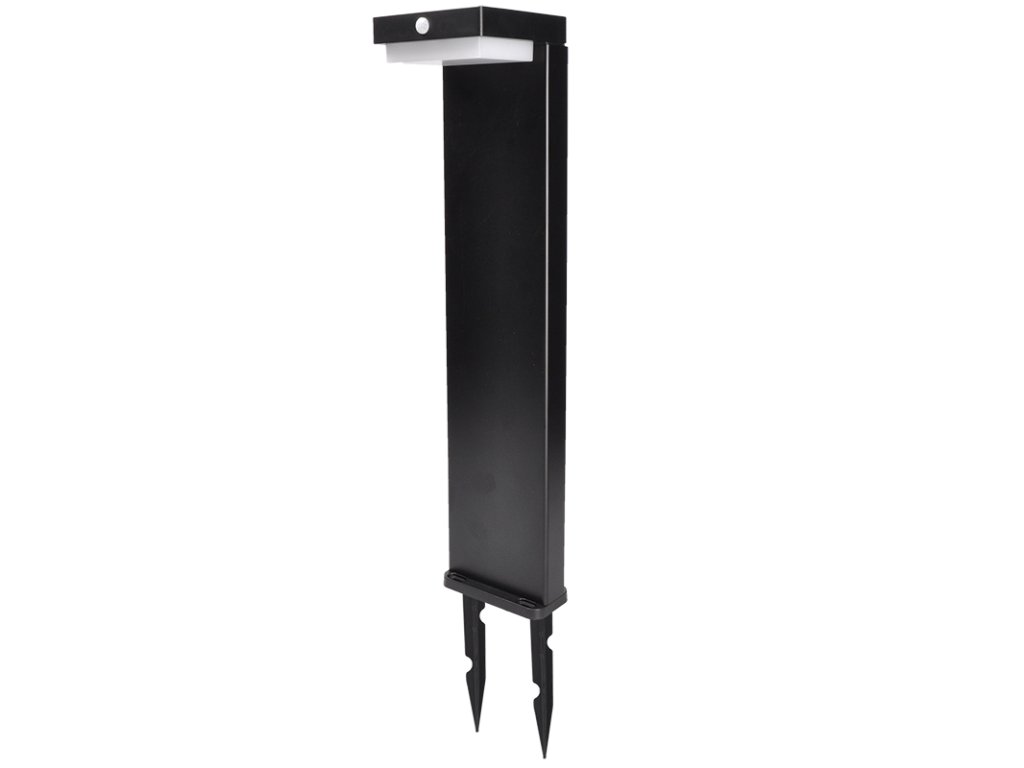 Solight LED solárne stĺpikové osvetlenie Palermo, 5W, 400lm, 3000K