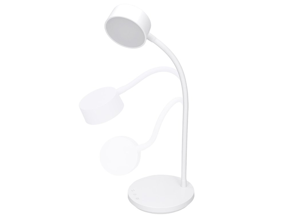 Solight LED stolná lampička, 4,5W, 300lm, 3CCT, biela, podstavec