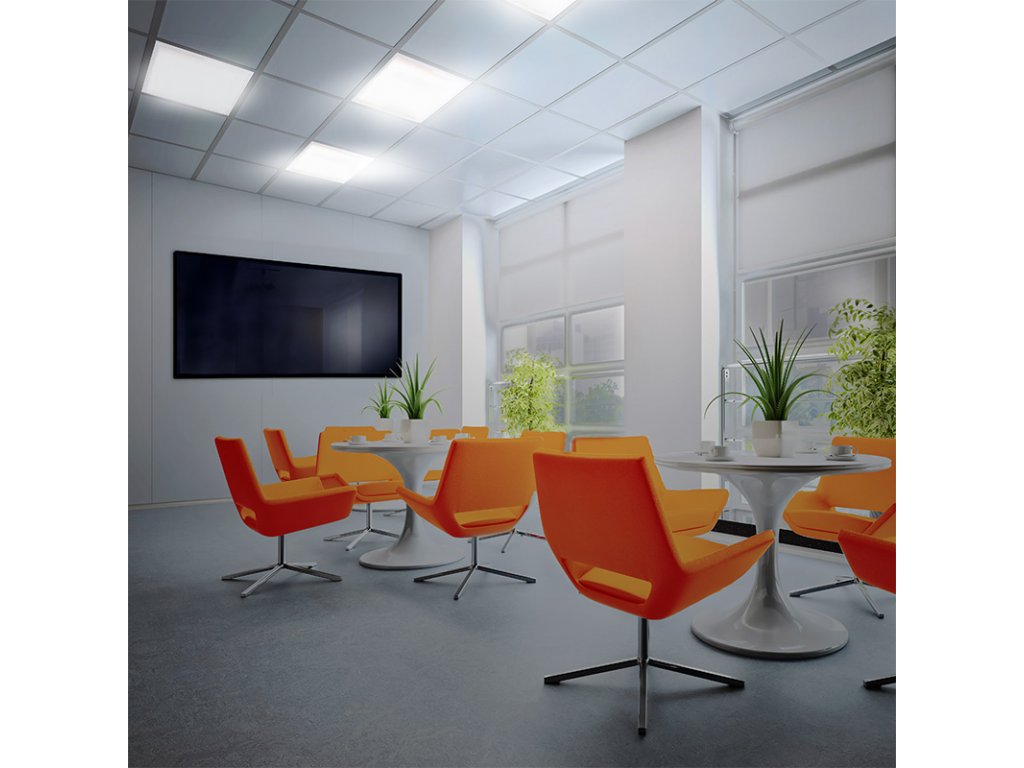 Solight LED svetelný panel Backlit, 36W, 3960lm, 3000/4000/5000K, Lifud, 60x60cm, 3 roky záruka, bílá barva