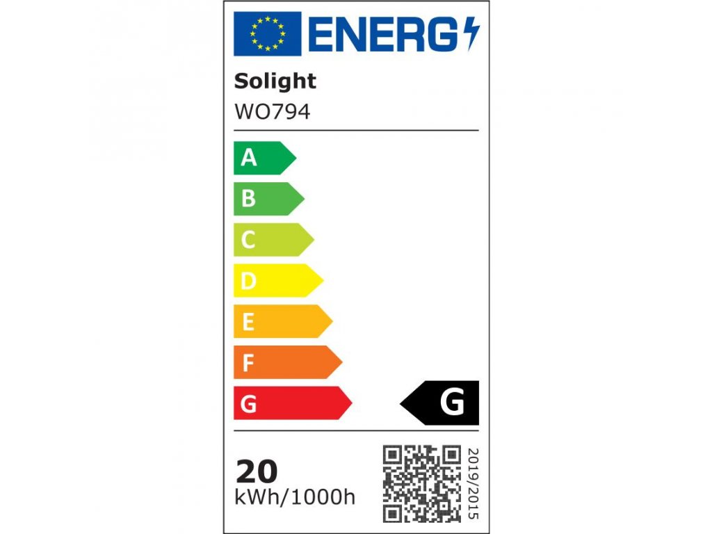 Solight LED vonkajšia reťaz s žiarovkami, 25 žiaroviek, 15m +5m, 20W, teplá biela