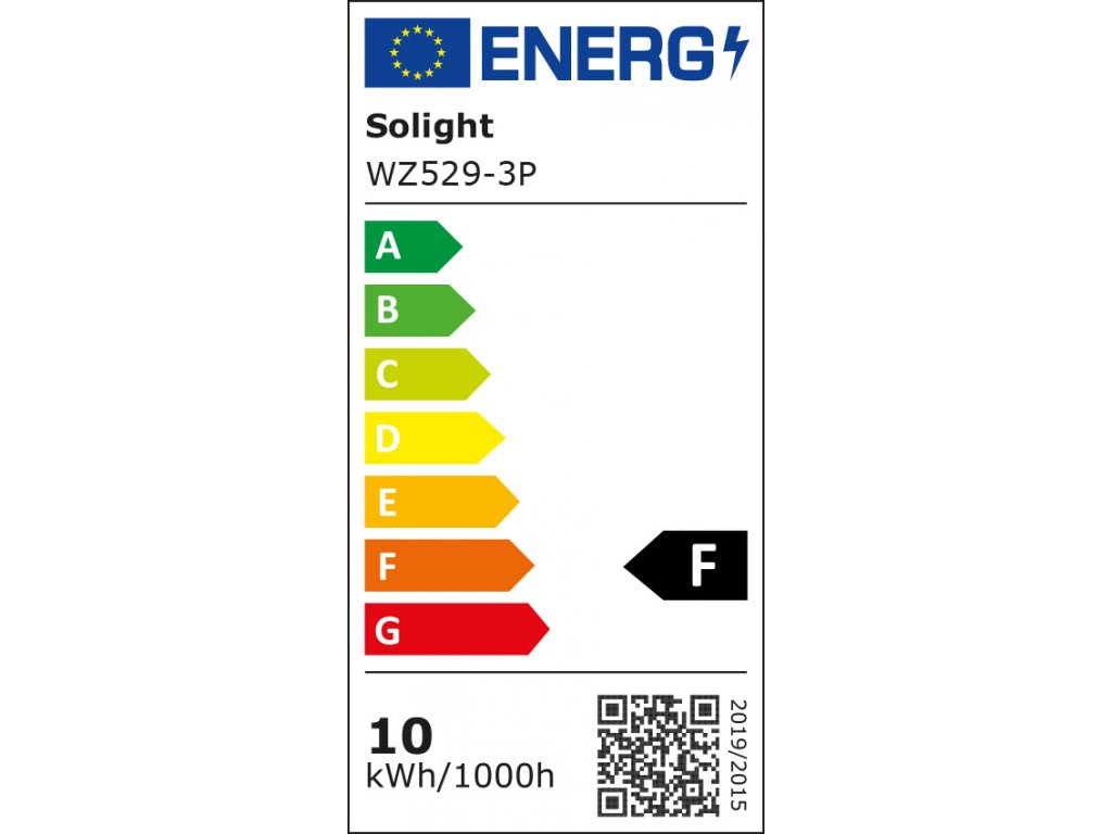 Solight LED žiarovka 3-pack, klasický tvar, 10W, E27, 3000K, 270°, 900lm, 3ks v baleniu