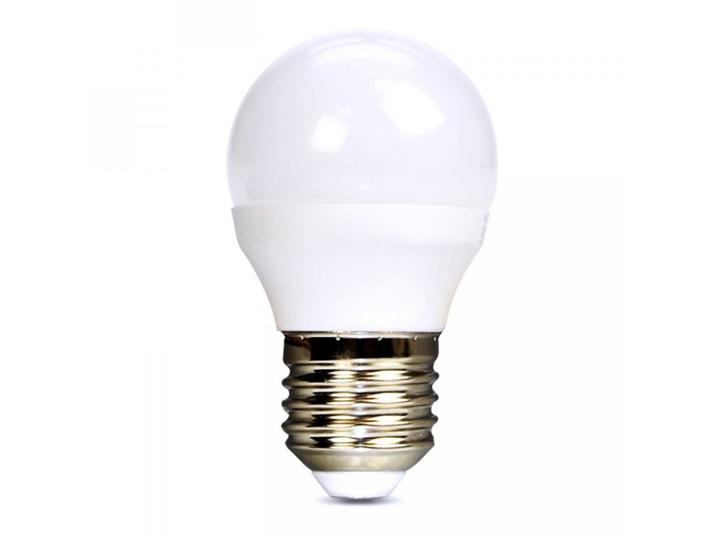 Solight LED žiarovka, miniglobe, 6W, E27, 4000K, 510lm