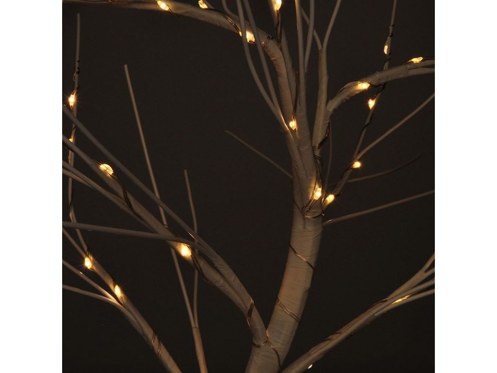 Solight LED zimný stromček, 50x LED, 60cm, 3xAA