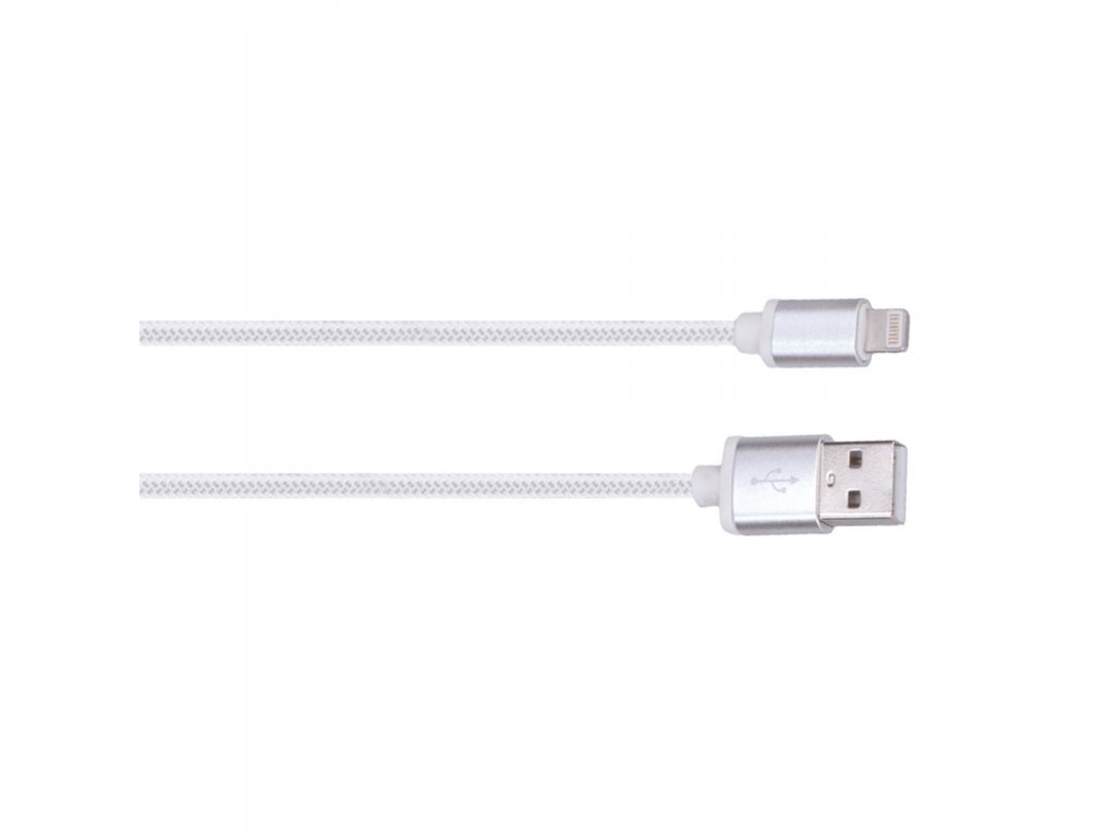 Solight lightning kábel, USB 2.0 A konektor - Lightning konektor, blister, 1m