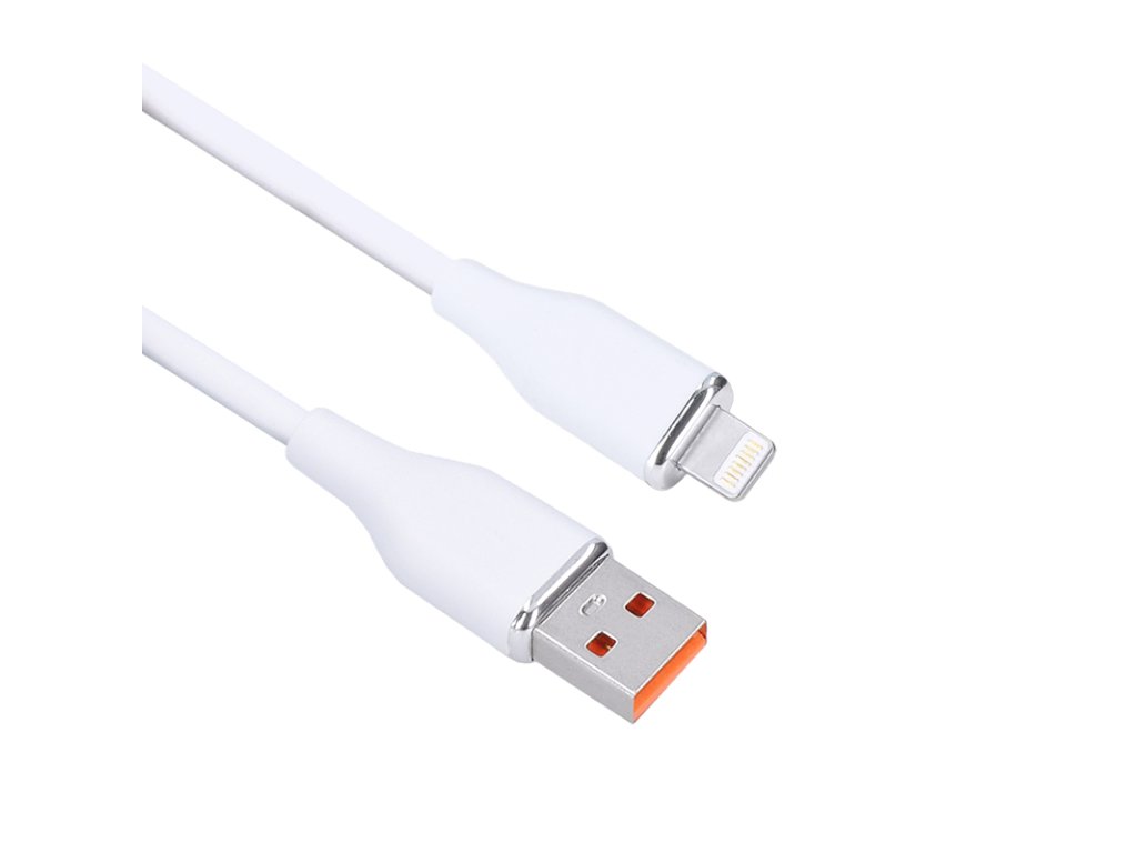 Solight lightning kábel, USB 2.0 A konektor - Lightning konektor, silikón, 0,5m