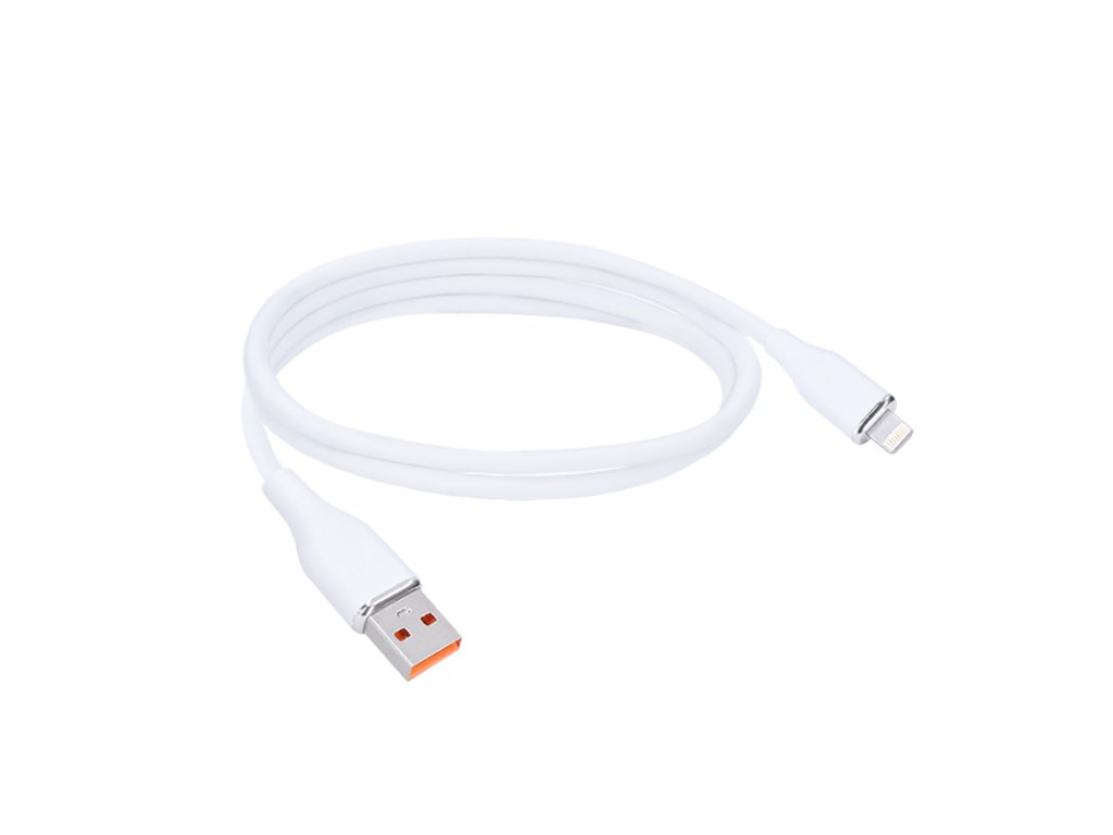 Solight lightning kábel, USB 2.0 A konektor - Lightning konektor, silikón, 0,5m