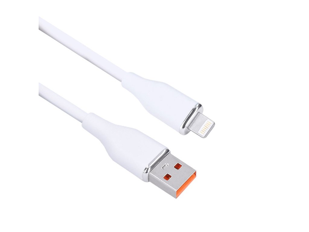 Solight lightning kábel, USB 2.0 A konektor - Lightning konektor, silikón, 2m