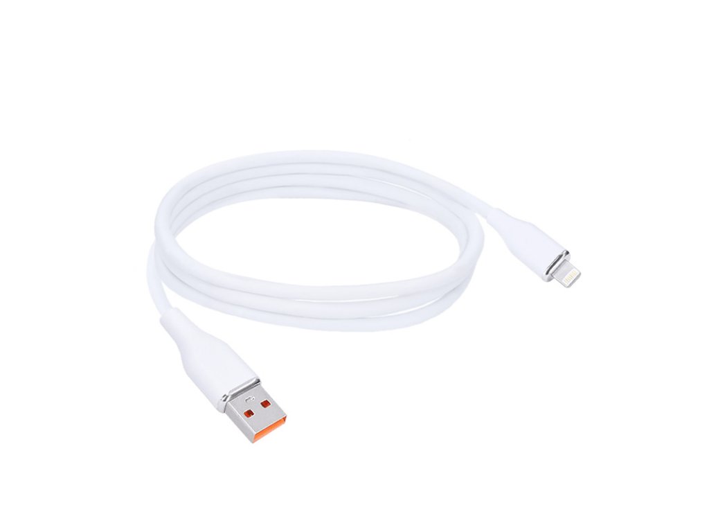 Solight lightning kábel, USB 2.0 A konektor - Lightning konektor, silikón, 2m