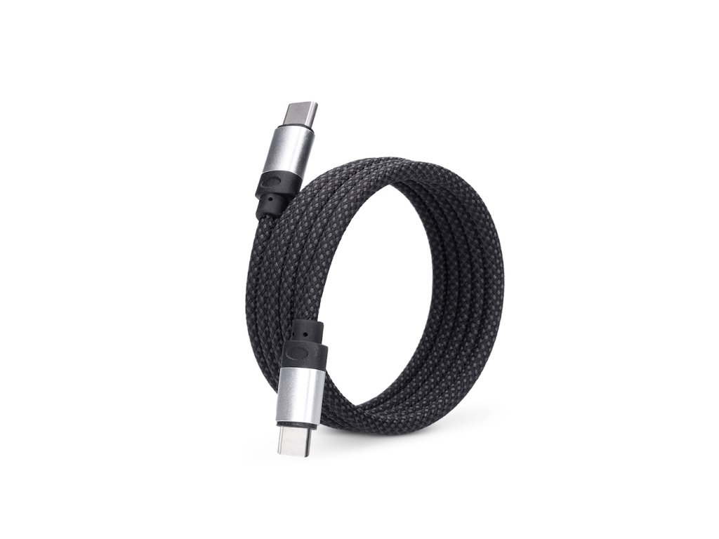 Solight magnetický USB-C 3.1 kábel, USB-C konektor - USB-C konektor, 1m