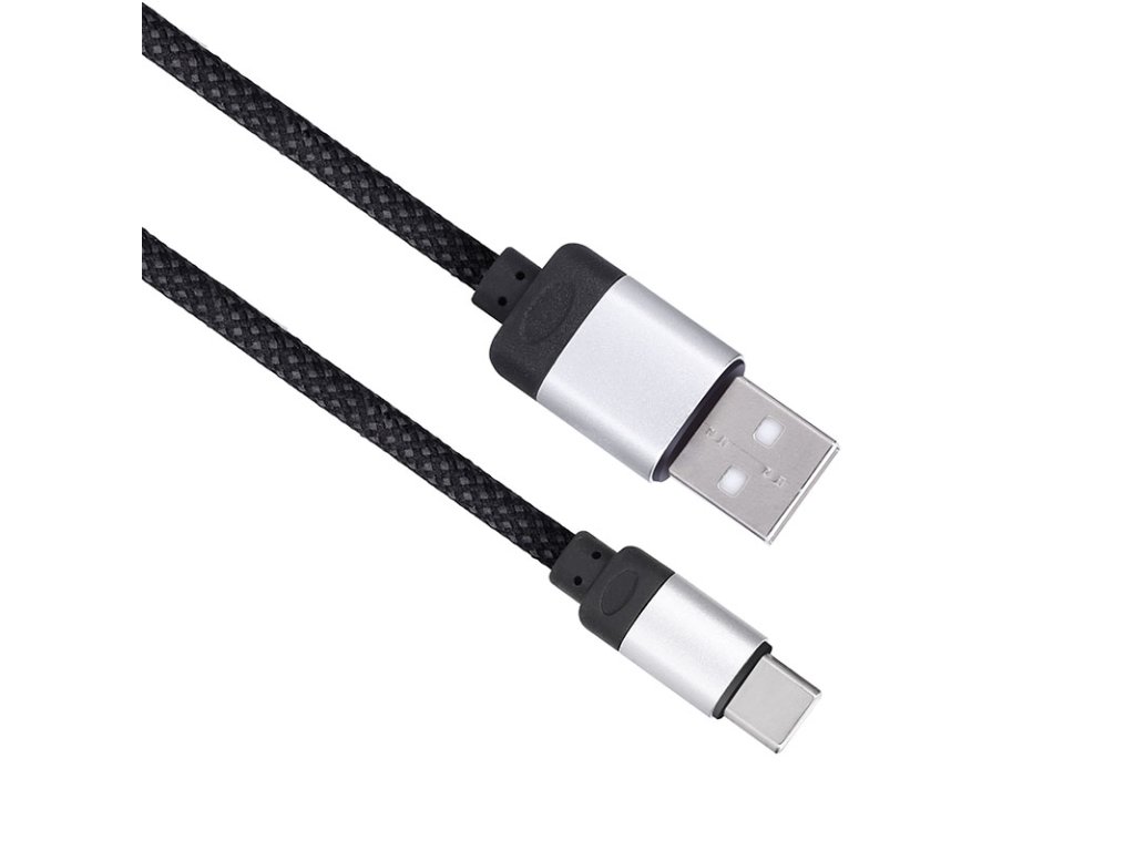 Solight magnetický USB-C kábel, USB 2.0 A konektor - USB-C konektor, 1m