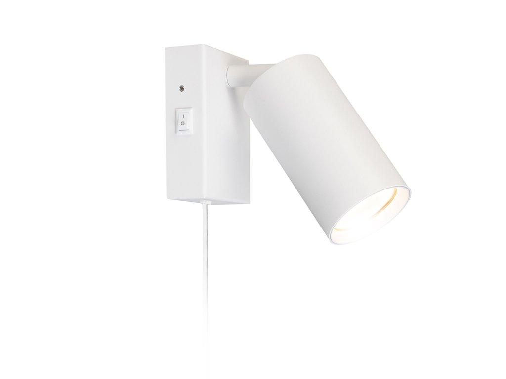 Solight nástenná lampička CELE, 1x GU10, biela