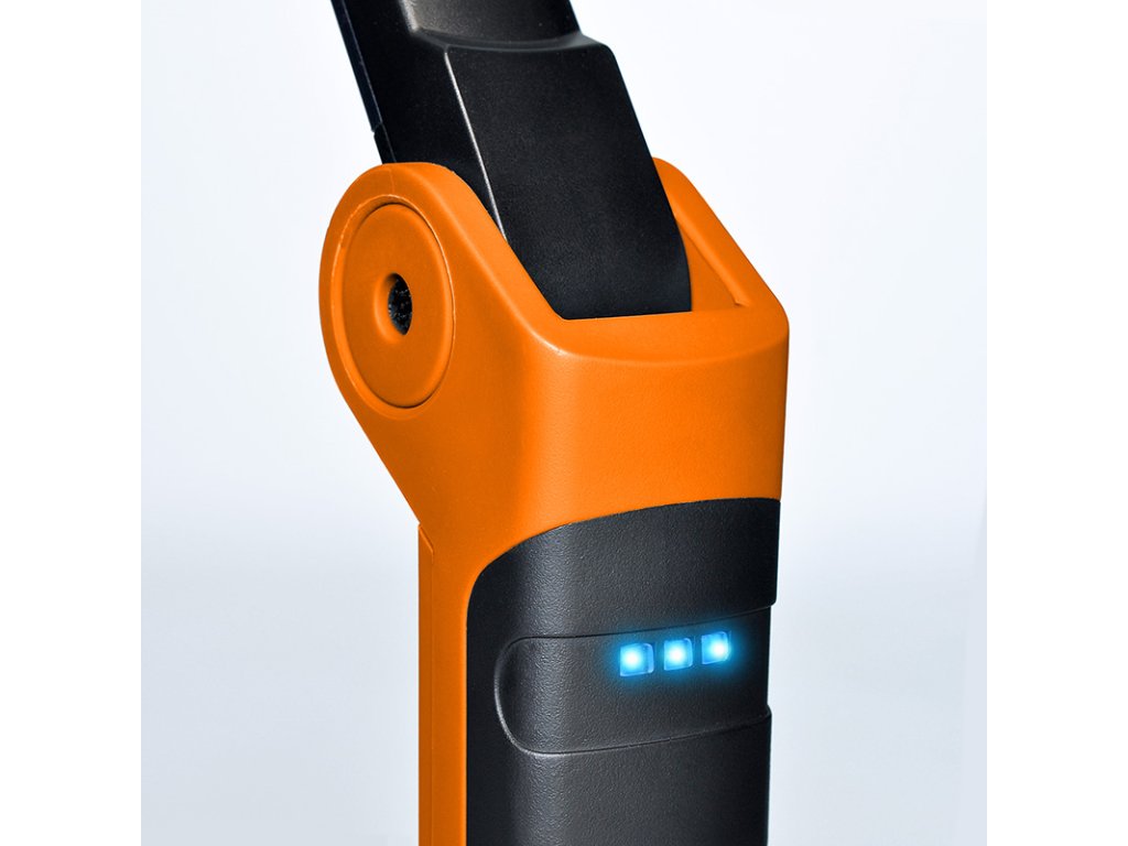 Solight pracovná nabíjacia LED lampa, 500lm + 70lm, COB, Li-Ion, USB, čiernooranžová