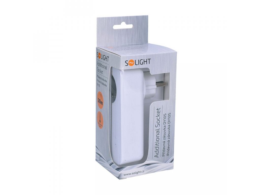 Solight prídavná zásuvka pre GSM zásuvku