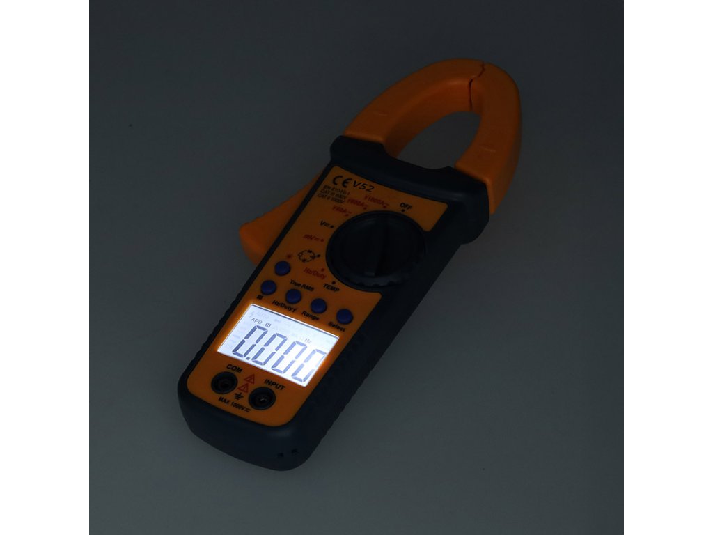 Solight profesionálný kliešťový multimeter, 10mA - 1000A