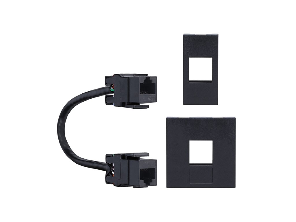 Solight RJ45 Cat6 doplnkový modul pre vstavané zásuvky série PP128