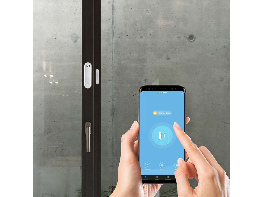 Solight smart WiFi dverový/okenný alarm