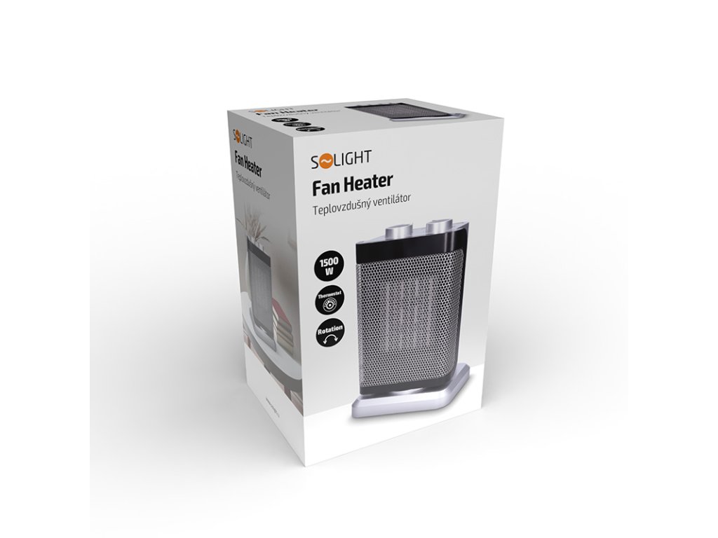 Solight teplovzdušný ventilátor 1500W