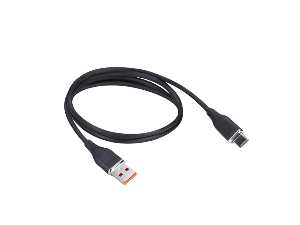Solight USB-C kábel, USB 2.0 A konektor - USB-C 3.1 konektor, silikón, 0,5m