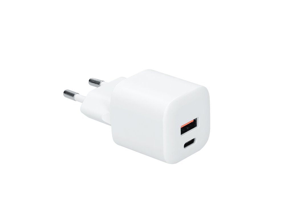 Solight USB-C + USB-A fast charger GaN 20W PD