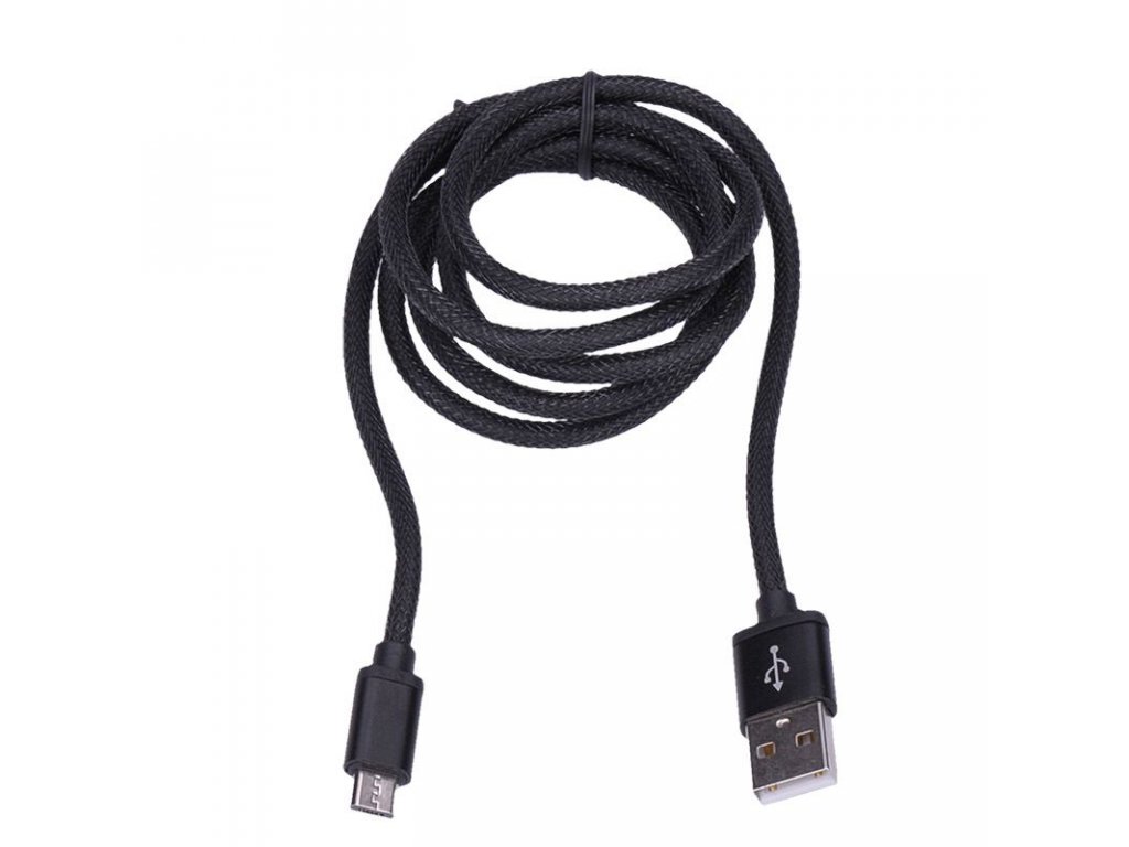 Solight USB kábel, USB 2.0 A konektor - USB B micro konektor, blister, 1m