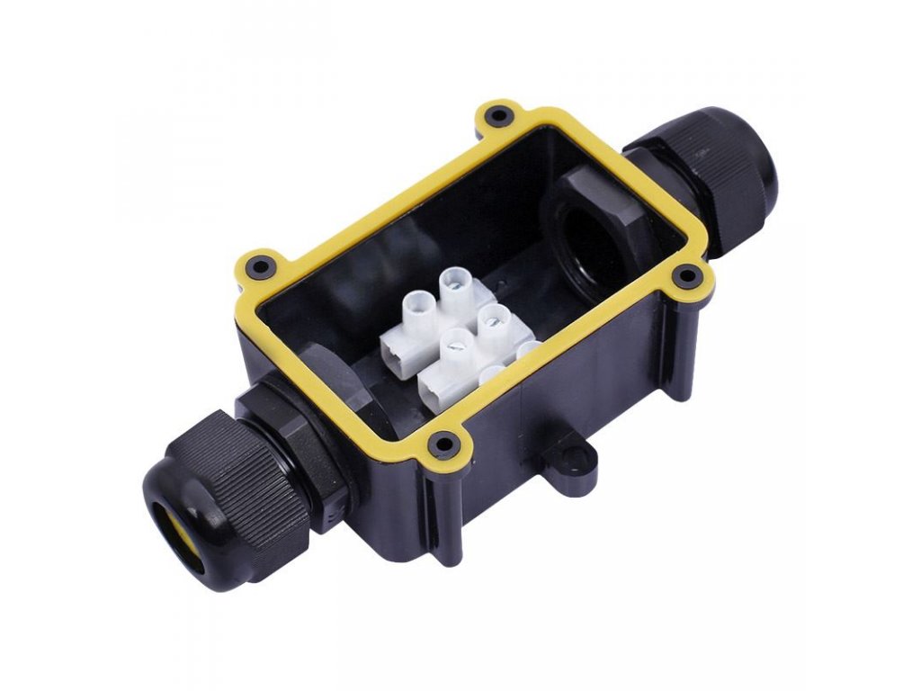 Solight vodeodolná prepojovací krabička IP68, 5-9 / 9-12mm, max 2,5mm2