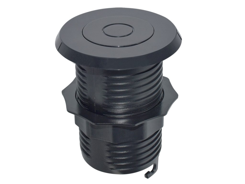 Solight výsuvná nabíjačka USB A+C 24W PD, čierna