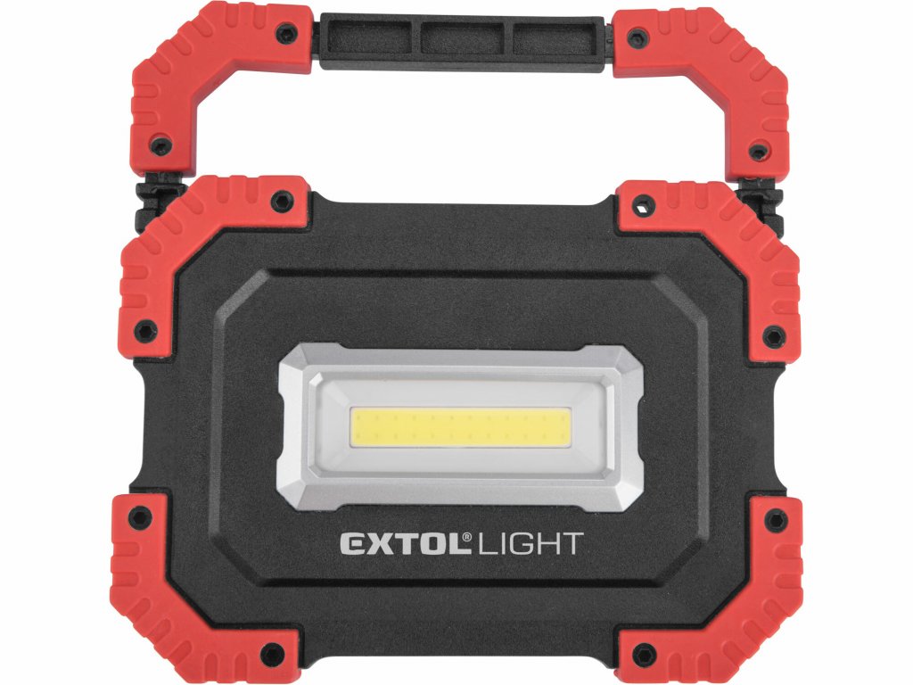 Svietidlo LED nabíjateľné, 10W, 1000lm, 3,7V/4,4Ah Li-ion, 380g, EXTOL LIGHT