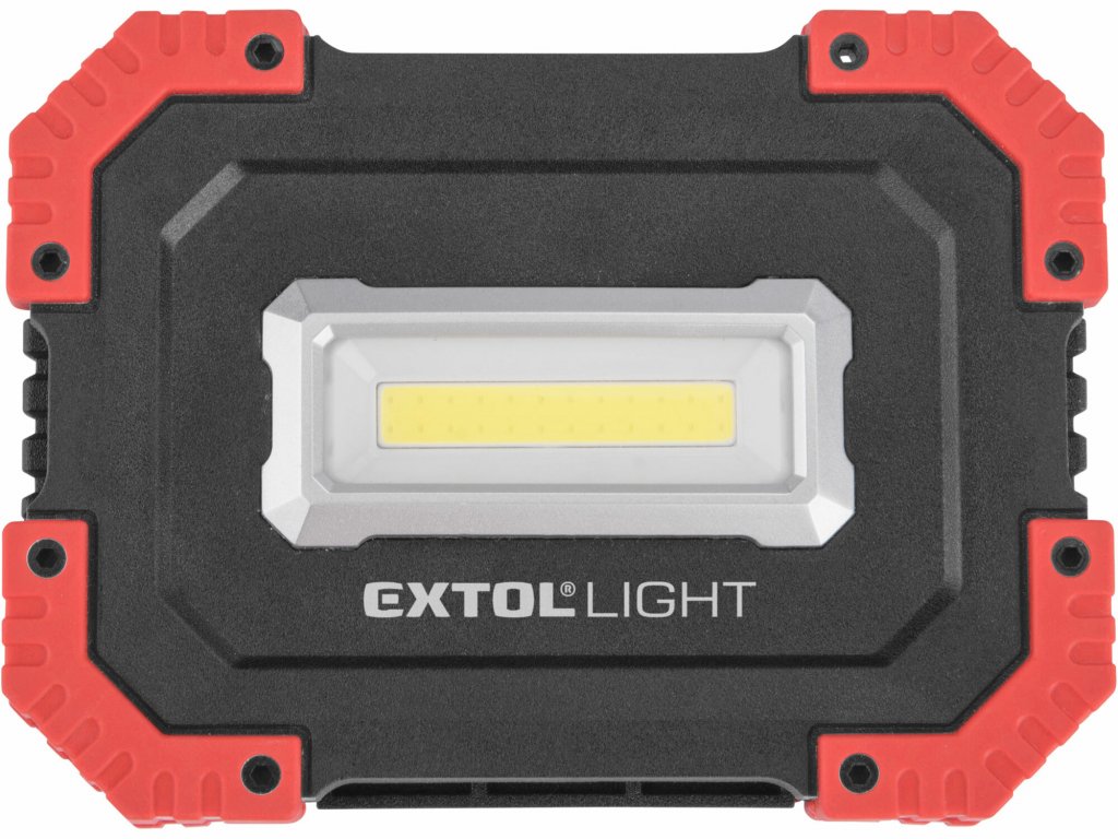 Svietidlo LED nabíjateľné, 10W, 1000lm, 3,7V/4,4Ah Li-ion, 380g, EXTOL LIGHT