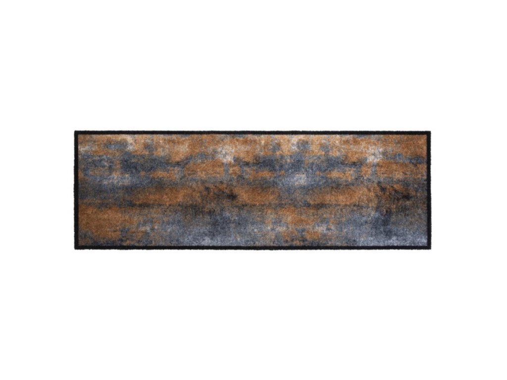 Vnútorná čistiaca prateľná vstupná rohož FLOMA Prestige Rust - 50 x 150 x 0,7 cm