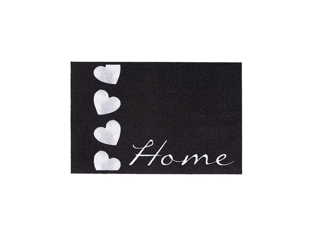 Vnútorná čistiaca vstupná rohož FLOMA Mondial Home - Hearts - 40 x 60 x 0,5 cm