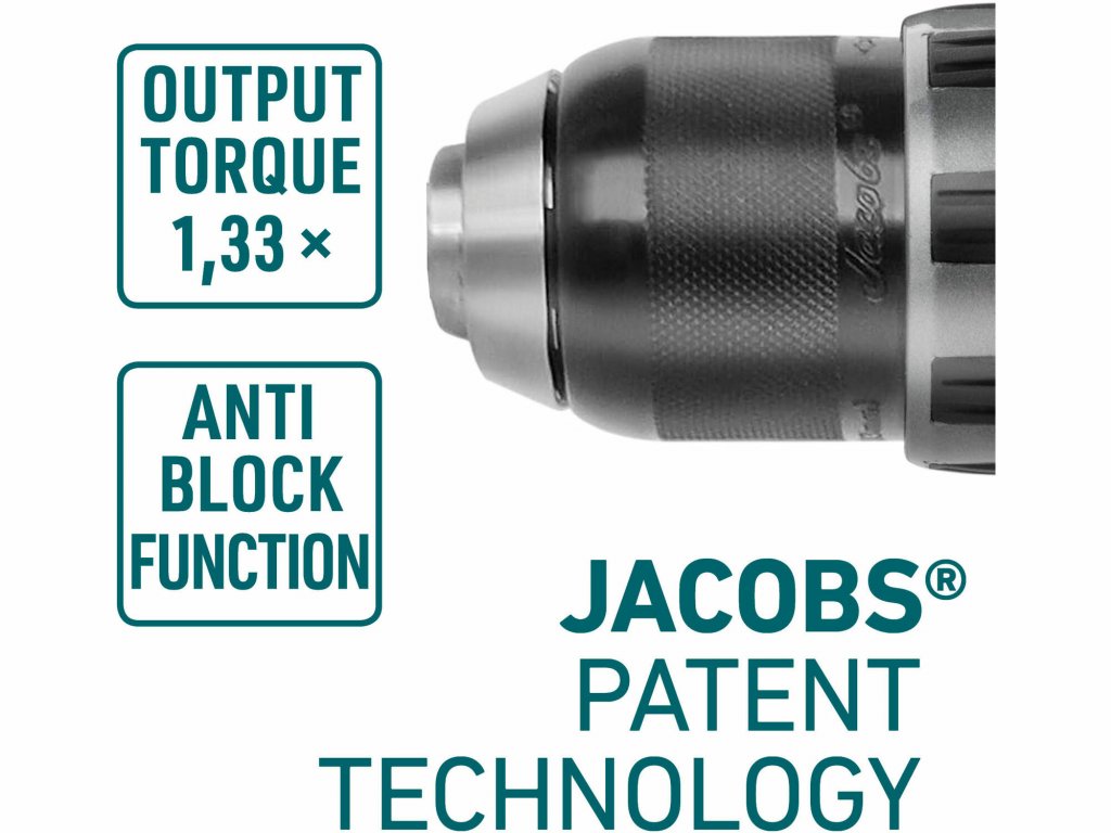 Vŕtačka s príklepom aku Share20V, bezuhlíkový motor, 1x 2Ah Li-ion, 80Nm, kufor, EXTOL INDUSTRIAL