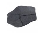Šedý gumový záhradný nášľap (šľapák) FLOMA Stone - 51 x 38 x 1,8 cm