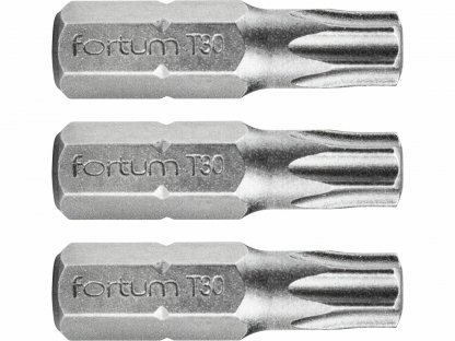 Bit torx 3ks, T 30x25mm, S2, FORTUM