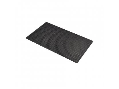 Čierna olejovzdorná priemyselná extra odolná rohož Safety Stance Solid - 150 x 90 x 2,0 cm