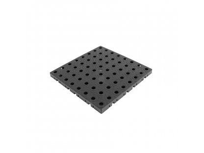 Čierna polyetylénová dlažba AvaTile AT-STD - 25 x 25 x 1,6 cm