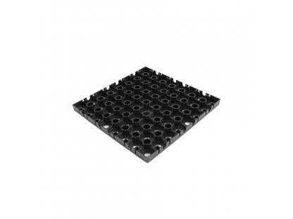 Čierna polyetylénová dlažba AvaTile AT-STD - 25 x 25 x 1,6 cm